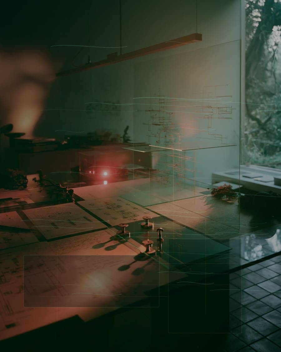 Workspace Kryve sombre avec traces abstraites de benchmark et d'agent code